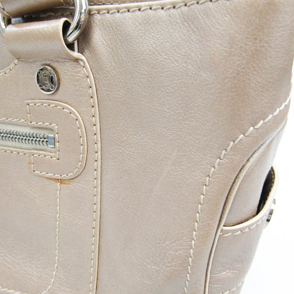 Celine BoogieChampagne Leather Handbag - Picture 4 of 14